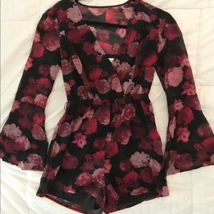 BCBGeneration Floral Romper